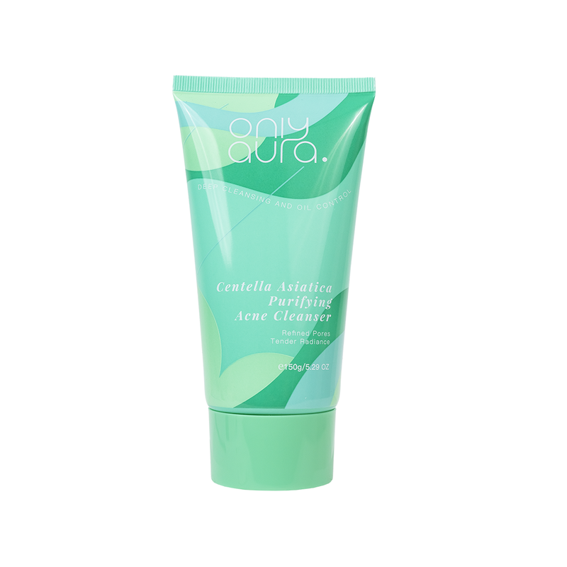 Only Aura Asiatica Purifying Face Wash 150ml - Deep Cleansing Skincare Face Wash for Oil Control, Pore Purification, Dirt Rem