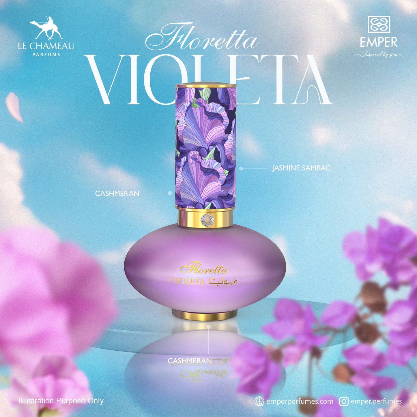 Emper Floretta Violeta le chameau