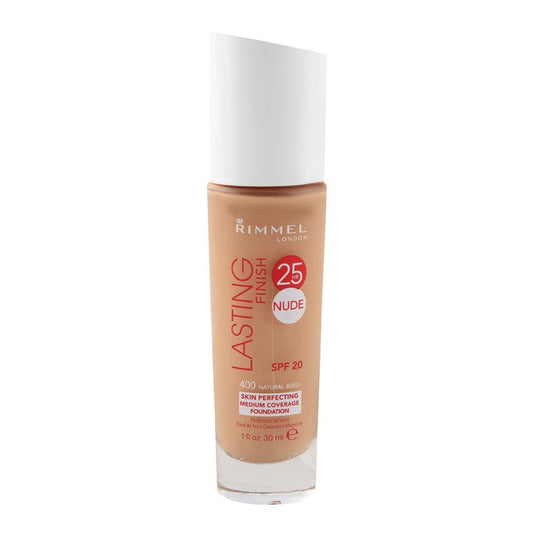 Rimmel Nude Lasting Finish Foundation 400 Natural Beige
