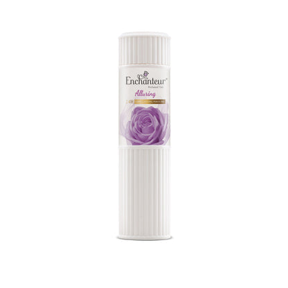 Enchanteur Alluring Perfumed Talc Powder 250g – Long Lasting Floral Fragrance Body Powder for Soft, Fresh & Smooth Skin Odor 