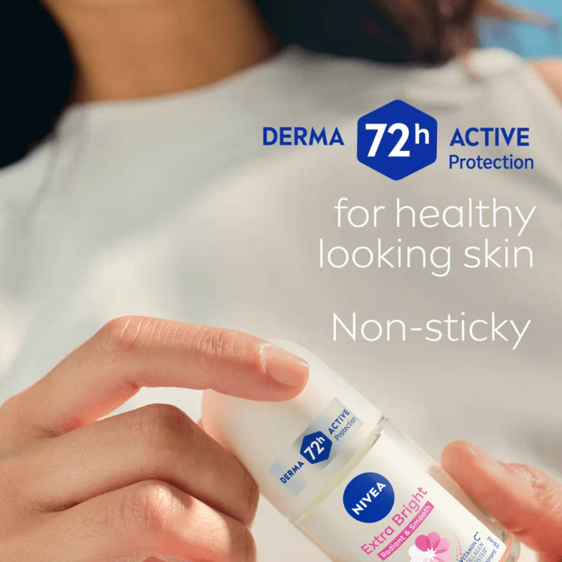 Nivea Extra Bright Radiant & Smooth Anti Perspirant Roll On 50ml