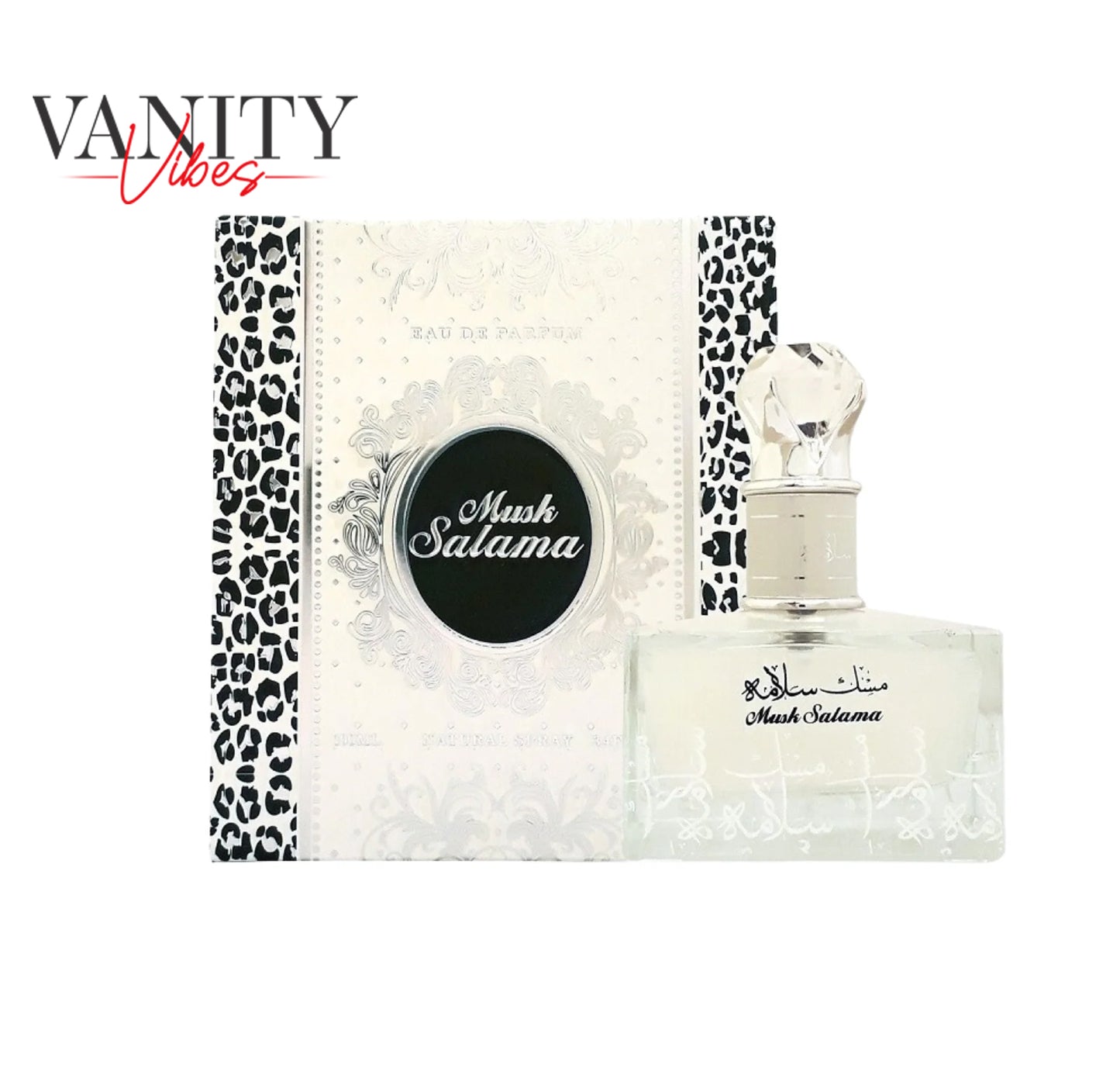 Lattafa Musk Salama Eau De Parfum For Women 100ml Original Long Lasting Perfume
