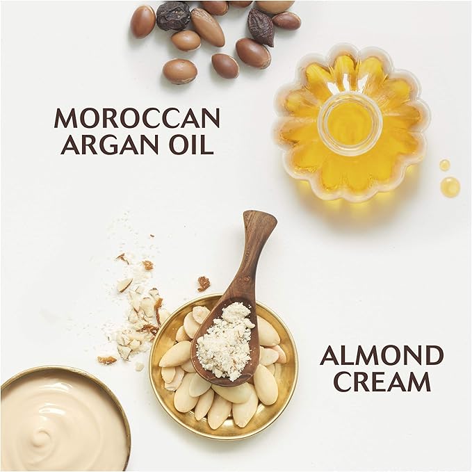 Garnier Ultimate Blends Creamy Nourishing Shampoo with Argan Richness Almond Cream & Moroccan Argan Oil for Dry to Very Dry H