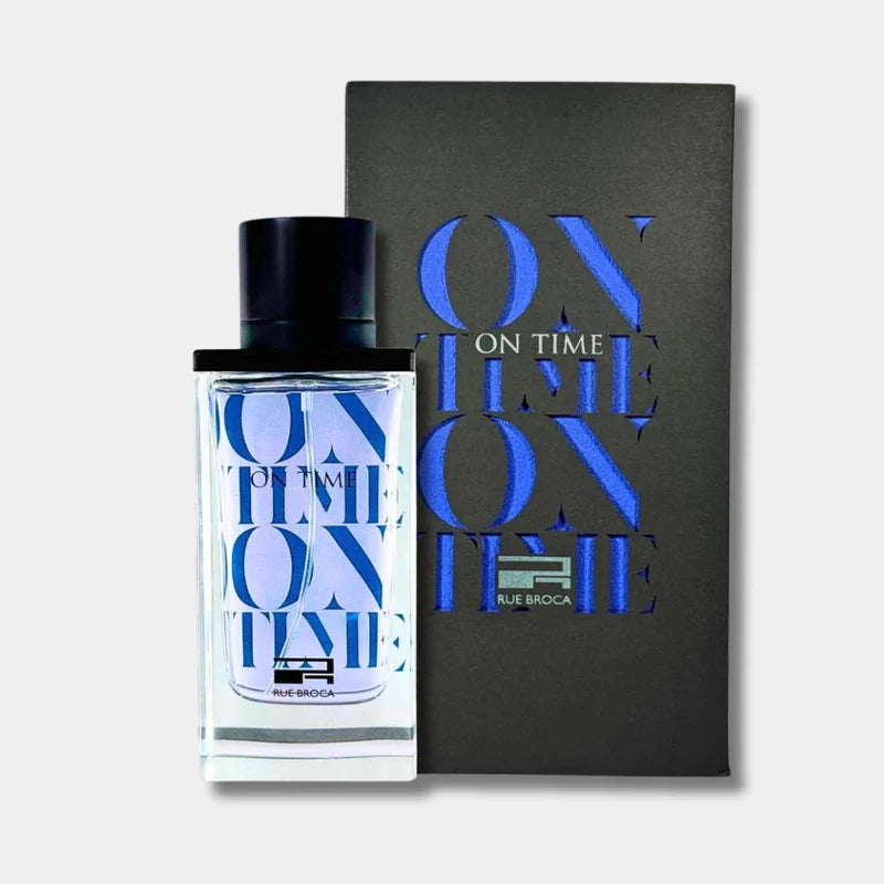 On Time Blue by Rue broca Afnan edp 100ml