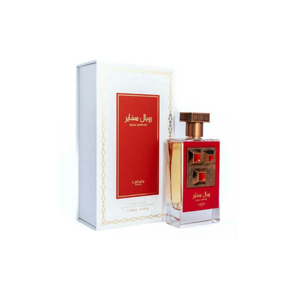 Lattafa Royal Sapphir_e Eau de Parfum 100ml - Original Long Lasting Unisex Perfume for Men & Women