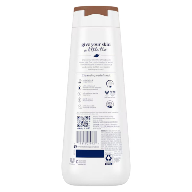 Dove - Restoring Coconut & Cocoa Butter Body Wash 20 fl oz -591ml