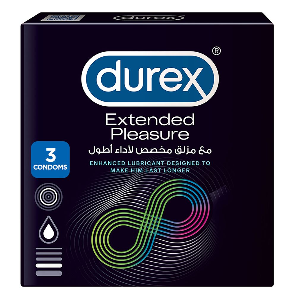 INNO Durex Condoms Extended Pleasure 3 Pieces