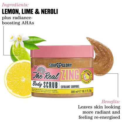 Soap & Glory The Real Zing Exfoliant Corporel Body Scrub 300ml