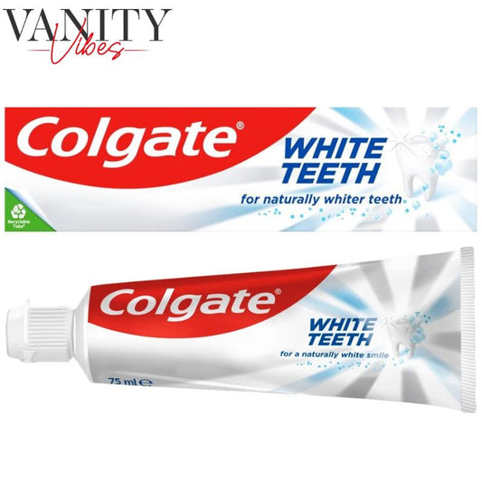 Colgate White Teeth Toothpaste 75ml Naturally Whiter & Healthy Smile