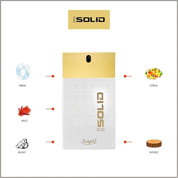 Solid Oud by Sapil EDT 100ml for Men