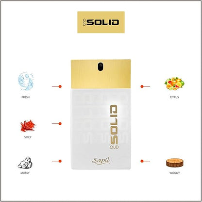Solid Oud by Sapil EDT 100ml for Men