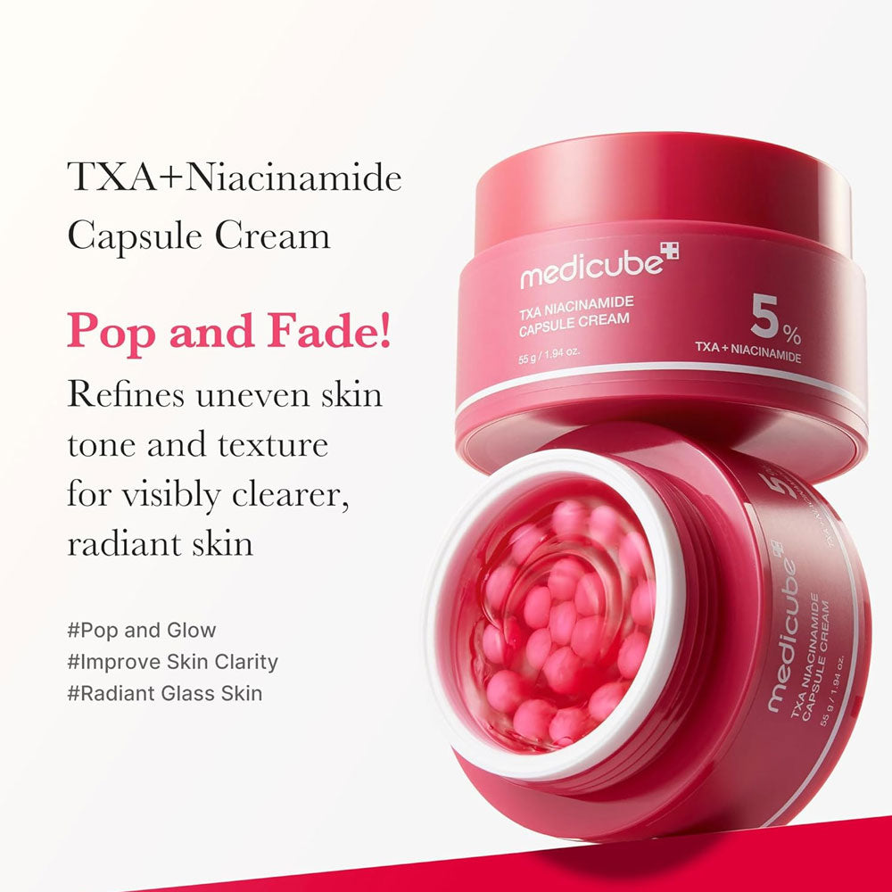 Medicube 5% TXA + Niacinamide Capsule Cream 55 g Intensive Brightening & Even Skin Tone (K Beauty)