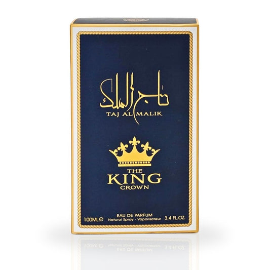 Ard Al Zaafaran Taj Al Malik Eau de Parfum 100ml - Long Lasting Rich Oriental Masculine Fragrance for Men