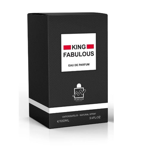 Milestone Parfums King Fabulous Eau De Parfum 100ml – Long Lasting Bold Luxury Fragrance for Men & Women