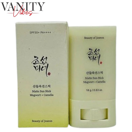Beauty of Joseon Matte Sun Stick with Mugwort & Camellia 18 g SPF Protection & Oil Control (K Beauty)
