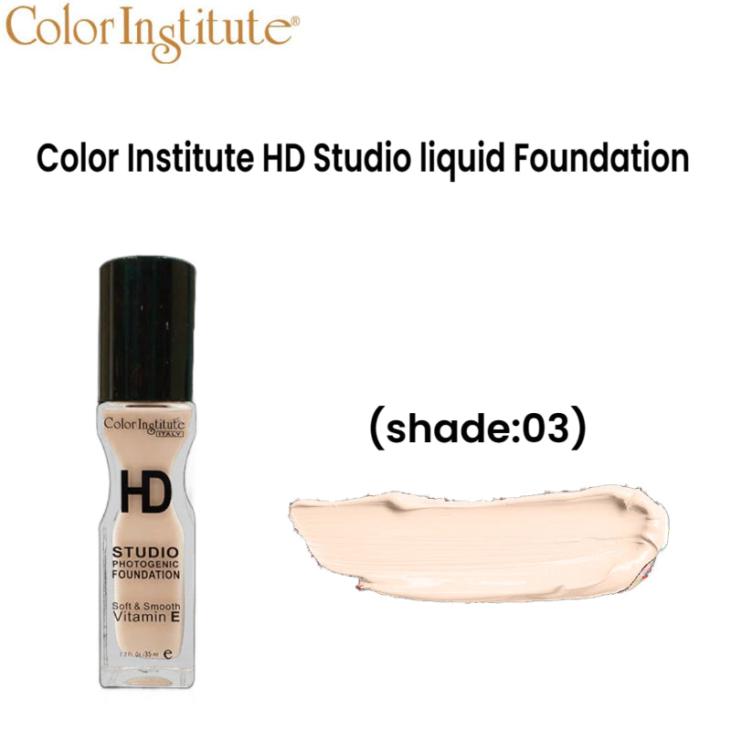 Color Institute HD Studio liquid Foundation (shade:03)