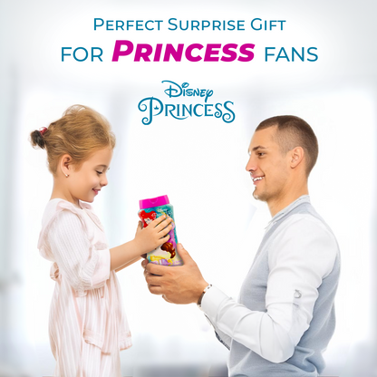 Lorenay Disney Princess 2-in-1 Bubble Bath & Shampoo 475ml - Gentle Kids Hair & Body Wash for Soft Cleansing, Tear-Free Formu