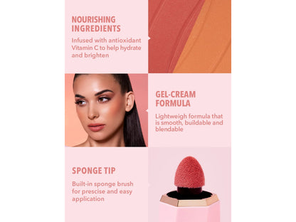 Sheglam Color Bloom Liquid Blush in Shade Love Cake 5.2 ml Natural Flush & Long-Lasting Glow