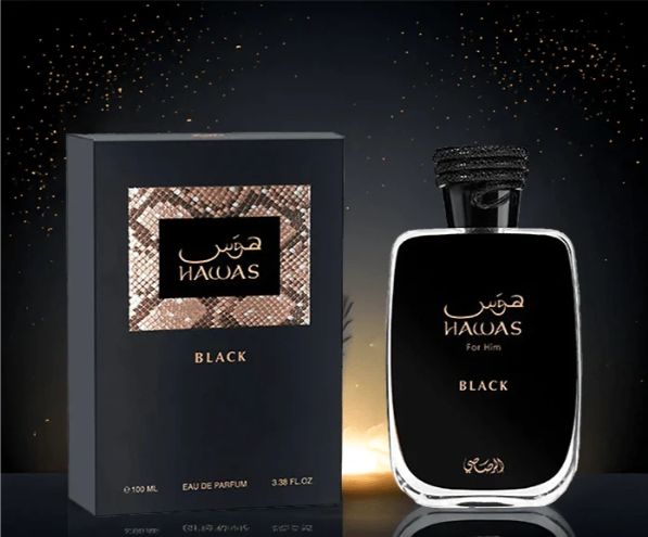 Rasasi Hawas Black for Men Eau de Parfum Spray 100ml