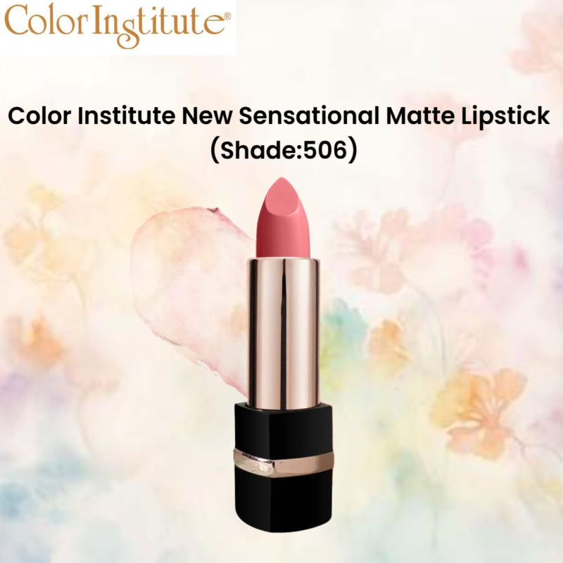 Color Institute New Sensational Matte Lipstick (Shade:506)