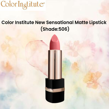 Color Institute New Sensational Matte Lipstick (Shade:506)