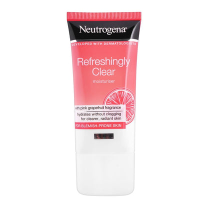 Neutrogena Refreshingly Clear Pink Grapefruit Oil-Free Moisturiser, 50ml