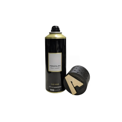 Armaf Magnum Pour Homme Oud Noir Perfume Body Spray 200ml Masculine Oud & Bold Fragrance