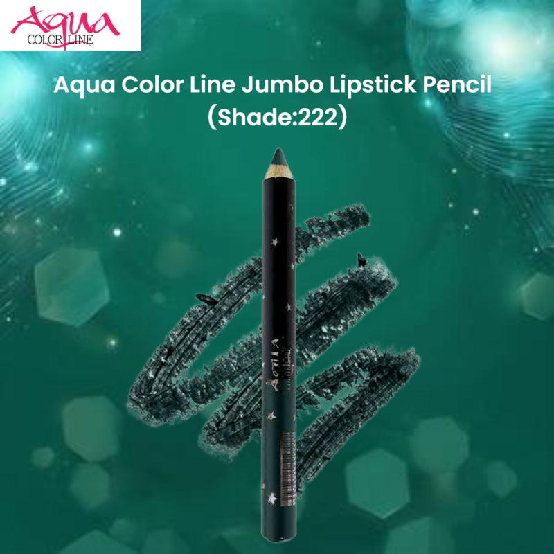 Aqua Color Line Jumbo Lipstick Pencil (Shade:222)