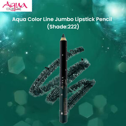 Aqua Color Line Jumbo Lipstick Pencil (Shade:222)