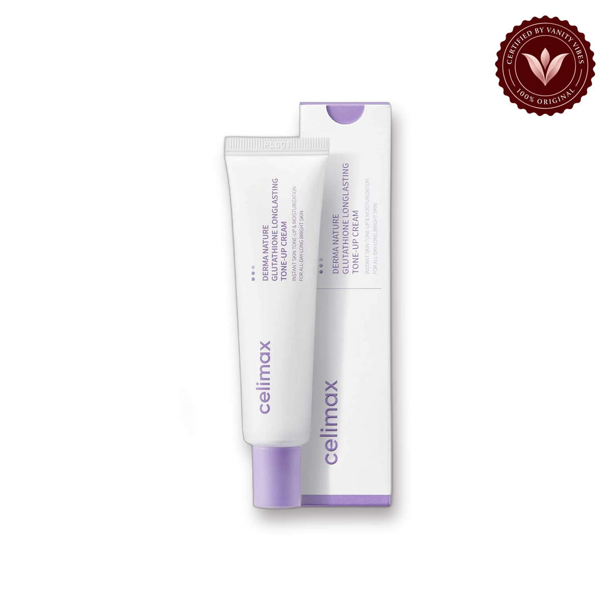 Celimax Derma Nature Glutathione Longlasting Tone-Up Cream 35 ml Brightening & Even Skin Tone (K Beauty) – packaging or alternate product view