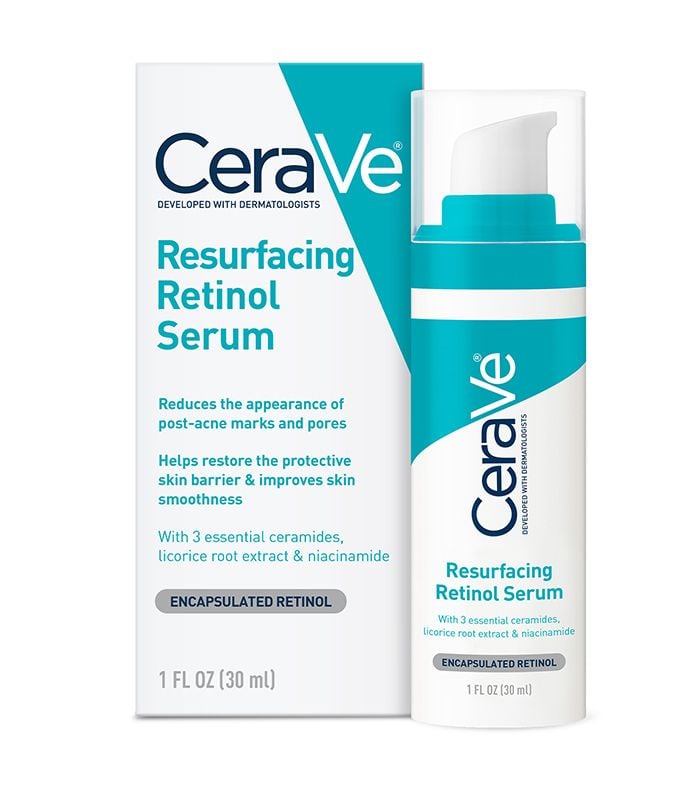 CeraVe Resurfacing Retinol Serum 30 ml USA bottle with matching carton