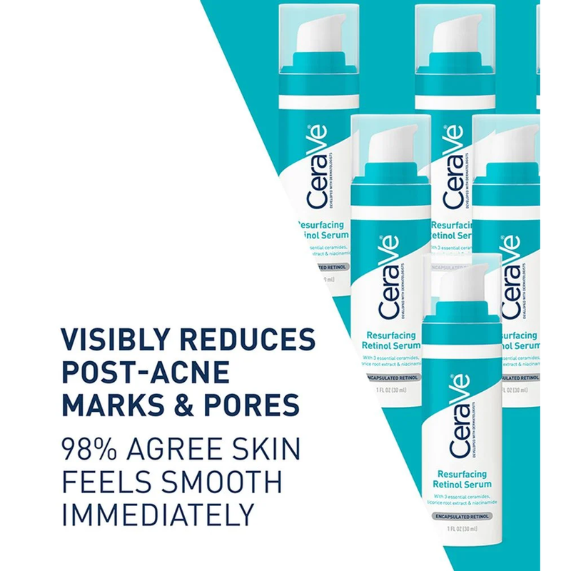 CeraVe Resurfacing Retinol Serum-30ml (USA STOCK WITH BOX) supporting product gallery image