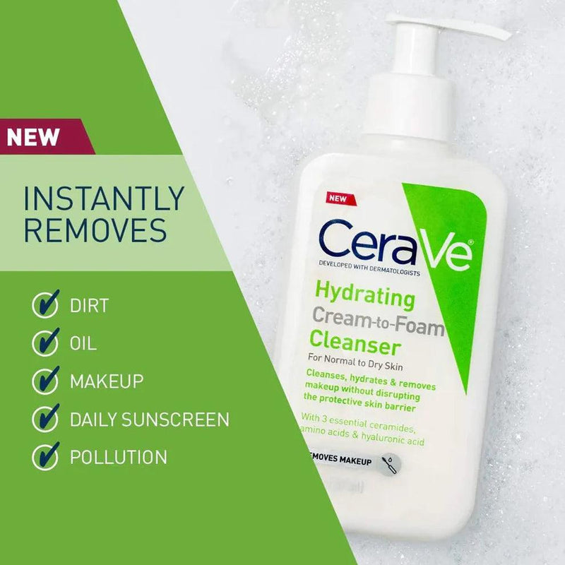 CeraVe Hydrating Facial Cleanser - 355ml USA STOCK supporting product gallery image