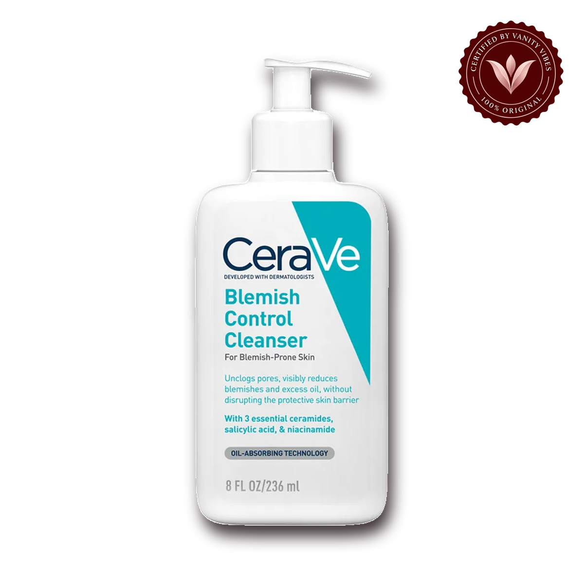 CeraVe Blemish Control Cleanser For Blemish-Prone Skin, 236ml — alternate view