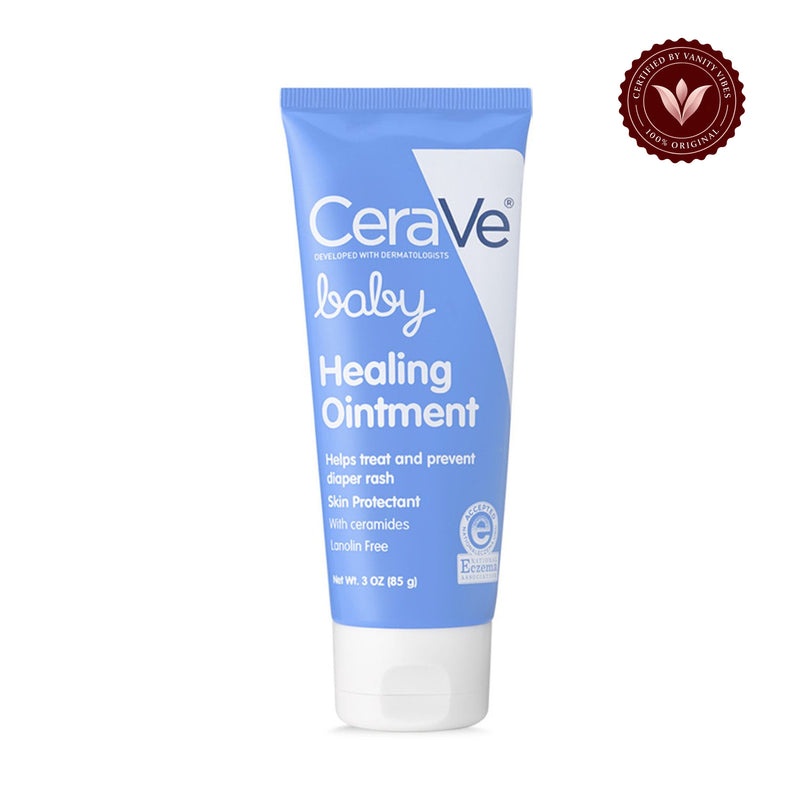 CeraVe Baby Healing Ointment 85 g front package with Vanity Vibes authenticity badge
