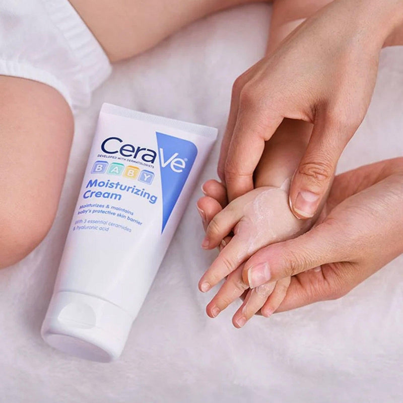 CeraVe Baby Moisturizing Cream lifestyle application photo from exact 142g listing