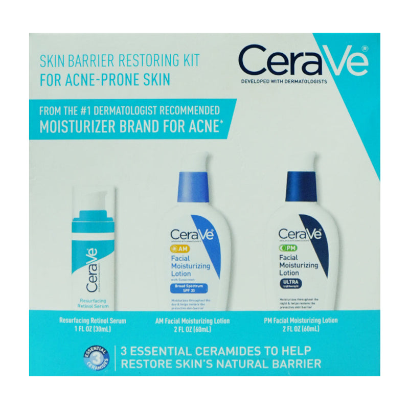 CeraVe Skin Barrier Restoring Kit components from Internet source