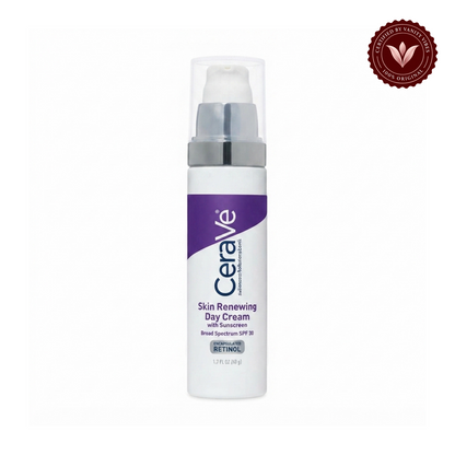 CeraVe Skin Renewing Day Cream SPF 30 50 g front with Vanity Vibes badge