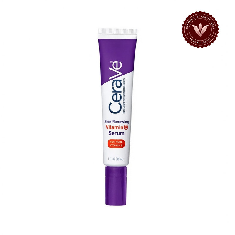 CeraVe Skin Renewing Vitamin C Serum 30ml front with Vanity Vibes badge