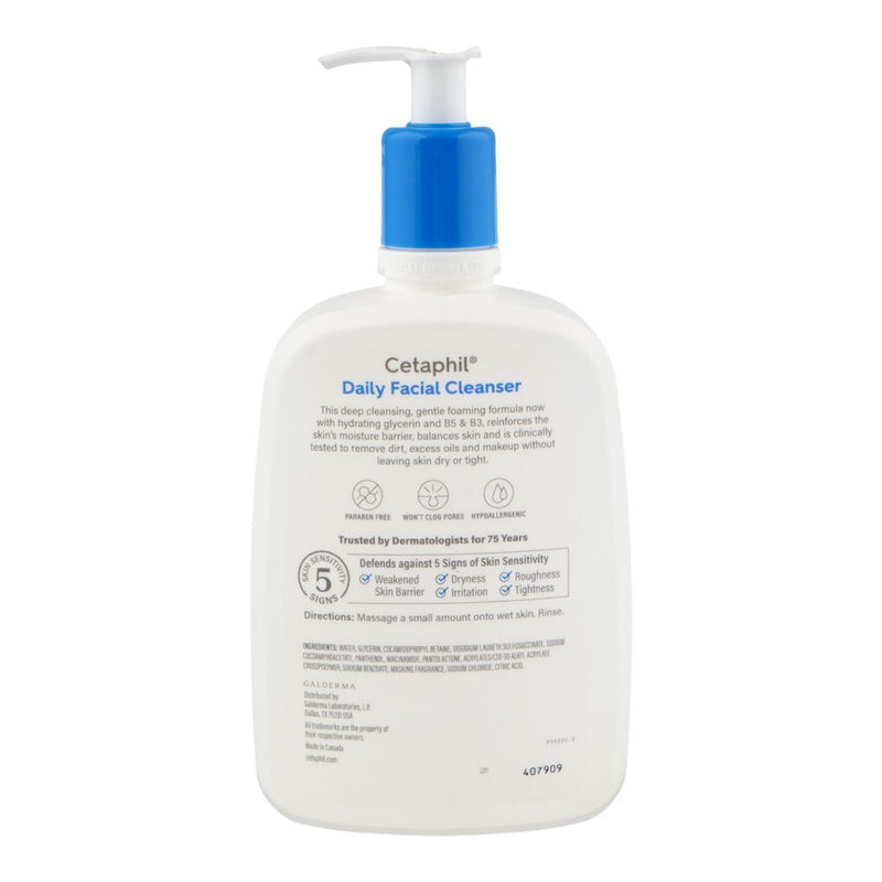 Cetaphil Daily Facial Cleanser-591ml (5.7 x 4.5) — alternate product image