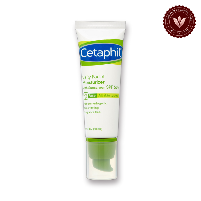 Cetaphil Daily Facial Moisturizer SPF 50+ Facial Moisturizer For Dry to Normal Skin Type — alternate view | Vanity Vibes