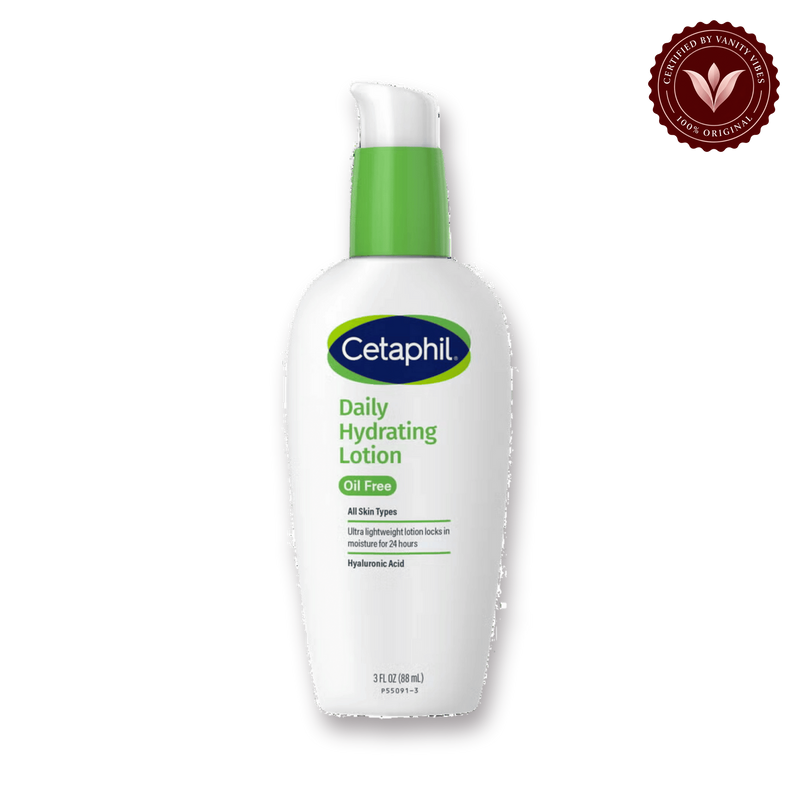 Cetaphil Daily Oil-Free Hydrating Lotion With Hyaluronic Acid - 88ml — front | Vanity Vibes
