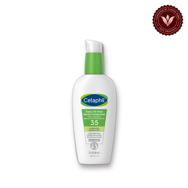 Cetaphil Daily Oil-Free Moisturizer with Sunscreen 3 Fl oz (88mL) — alternate view | Vanity Vibes