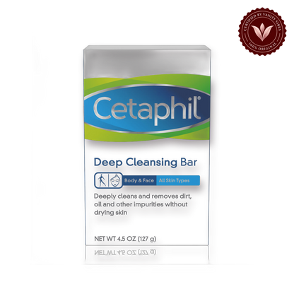 Cetaphil Deep Cleansing Bar-127g — front product image