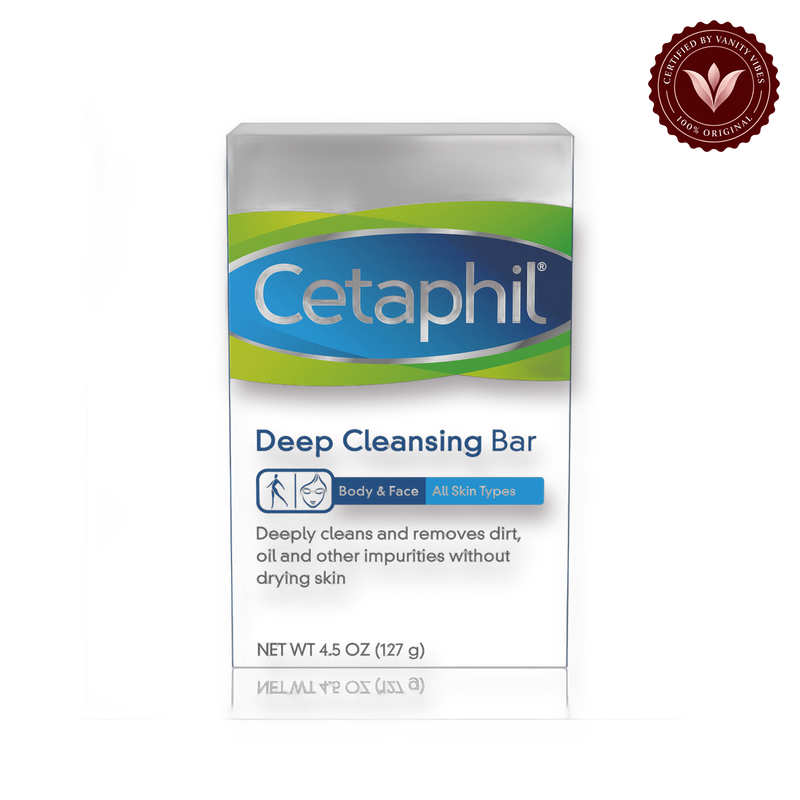 Cetaphil Deep Cleansing Bar-127g — front product image