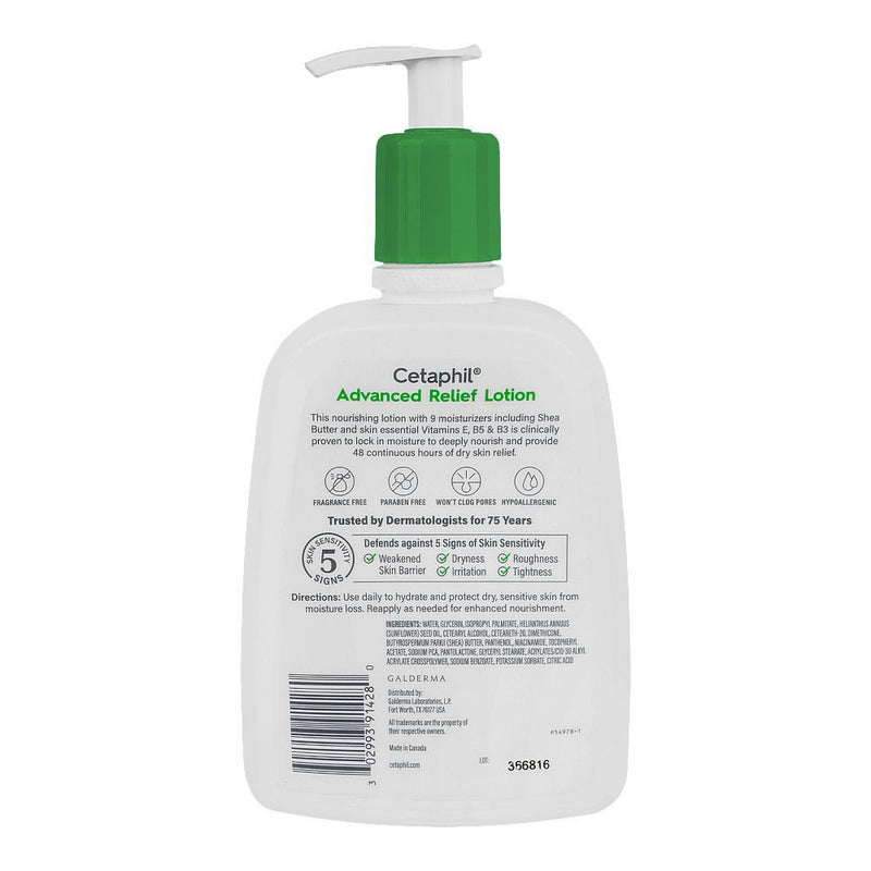 Cetaphil Advanced Relief Lotion Shea Butter-473ml — alternate product image