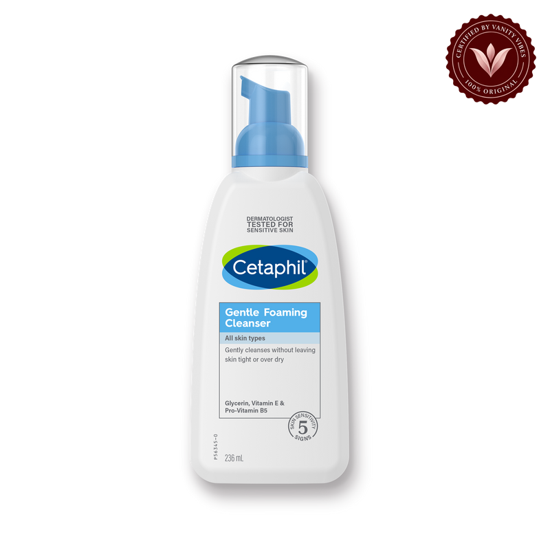 Cetaphil Gentle Foaming Cleanser All Skin Types - 236ml — front product image