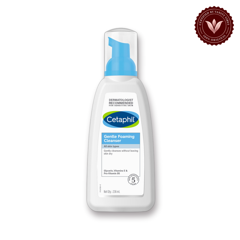 Cetaphil Gentle Foaming Cleanser All Skin Types - 236ml — second product image