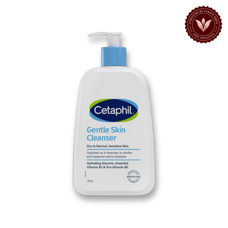 Cetaphil Gentle Skin Cleanser for Dry to Normal Sensitive Skin Hydrating Face Wash 236ml — second product image