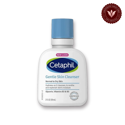 Cetaphil Gentle Skin Cleanser for Sensitive Skin 59ml Travel Size — second product image